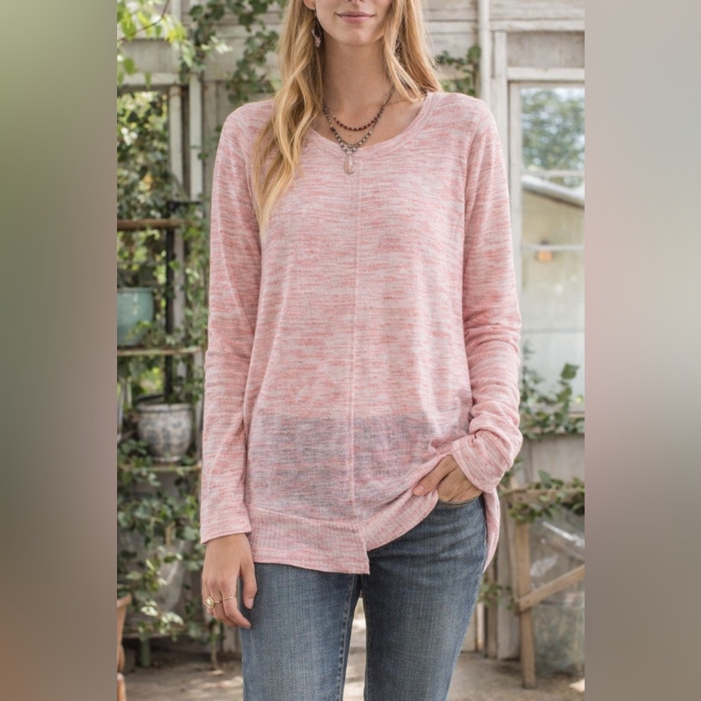 Blue Tassel: Rose PINK Knit
